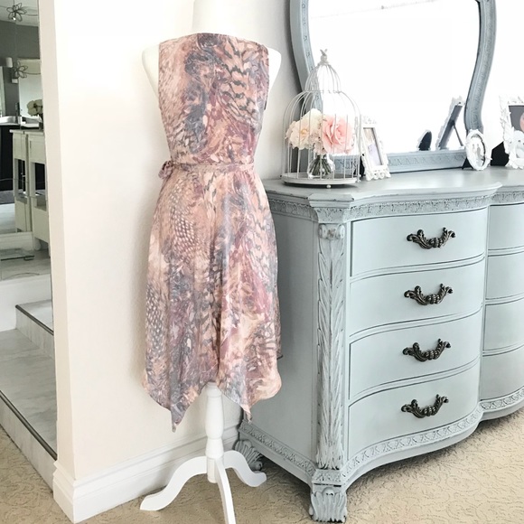 NWT Forever 21 High Low Wrap Dress - Picture 4 of 8